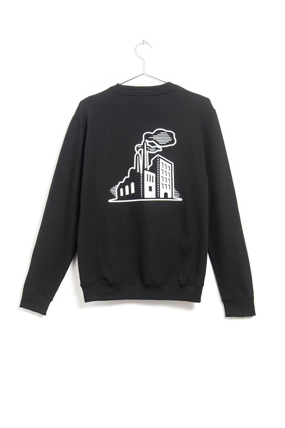 Sweat-shirt - Logo noir - Mixte