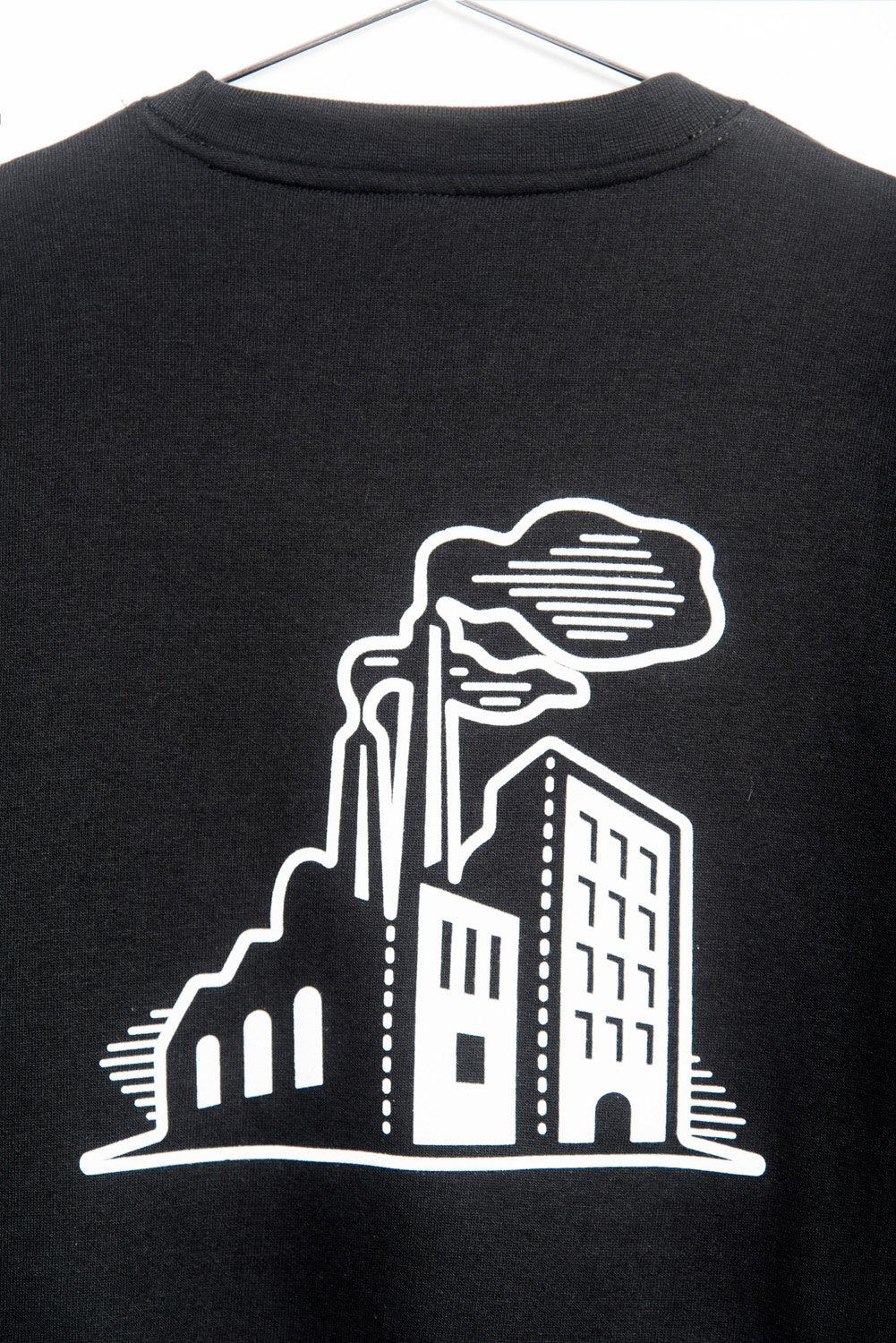 Sweat-shirt - Logo noir - Mixte