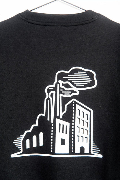 Sweat-shirt - Logo noir - Mixte