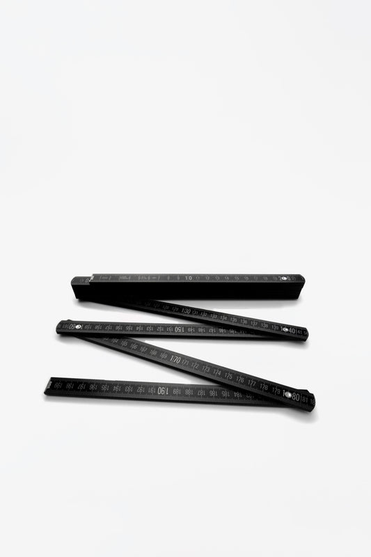 ACCESSOIRE - MÈTRE PLIANT NOIR - MIXTE