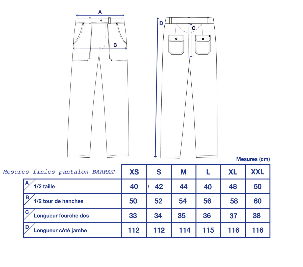 Guide de taille